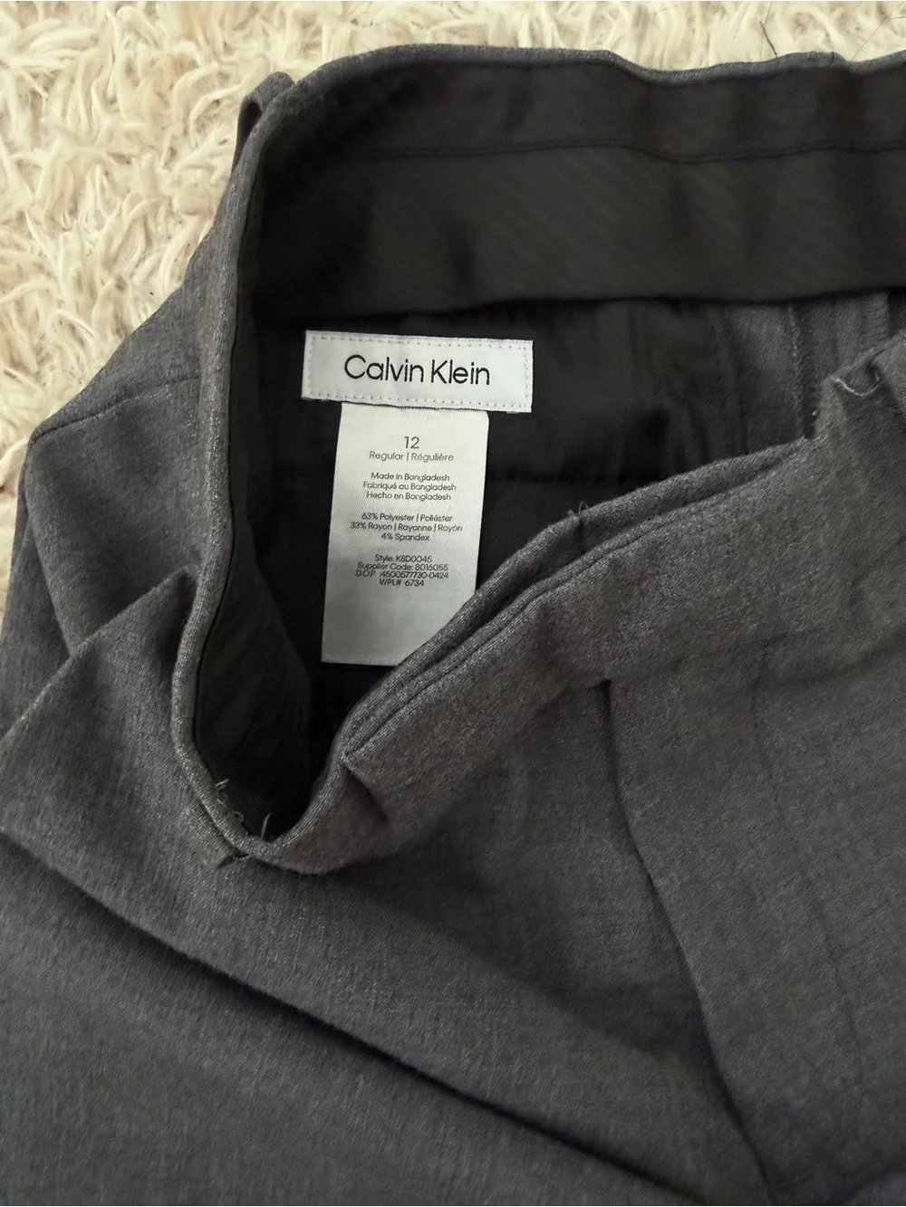 Tommy Hilfiger Boys' Charcoal Gray Sport Coat with Crest Patch